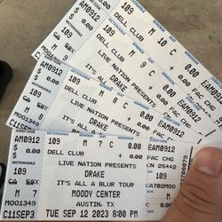 DRAKE TICKETS! 