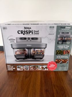 Ninja CRISPi Dual Zone 2-Basket Glass Air Fryer