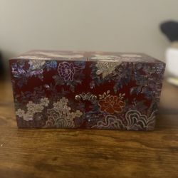 Handmade Butterfly & Bird design jewelry box 