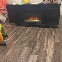 Tv Fire Place With Bluetooth 