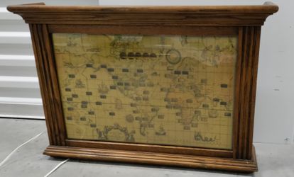 1950's Howard Miller World Time Clock
