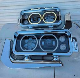 81-21 Peterbilt LED DRL Projector
Headlights Luces Focos Micas Faros Faroles Headlamps