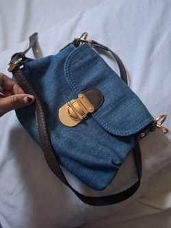 Crossbody jean purse