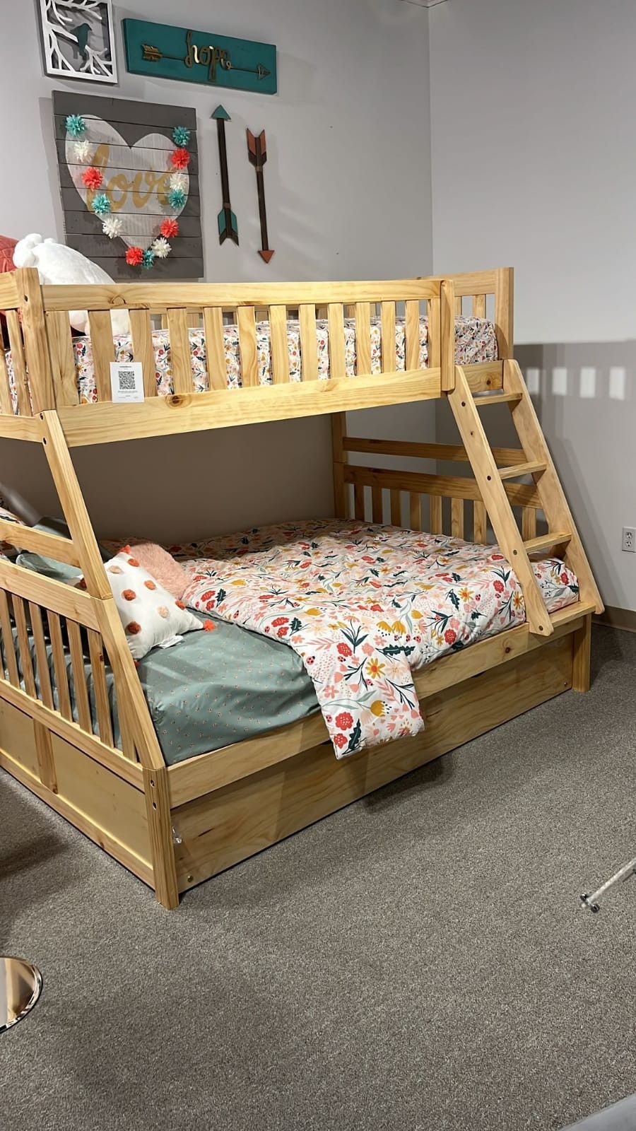 Bartly Natural Pine Twin/Full Bunk Bed With Twin Trundle
Homelegance$10 Down Payment And Financing Available