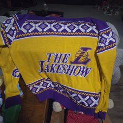 Mens Lakers Christmas Sweater