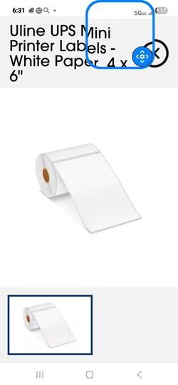 4×6 thermal labels $8