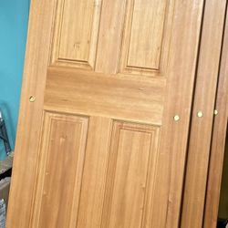 Solid Wood Closet Door 