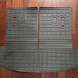 2024 Santa Fe All-Weather Mats Fold for Third-Row Seats just $100