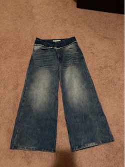 Faciane FÀSH ON blue baggy jeans