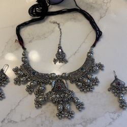 Necklace Oxidized Navratri Garaba