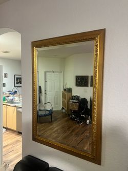 Gold Frame Mirror