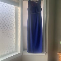 Sapphire Blue Formal Dress And Jacket Size10
