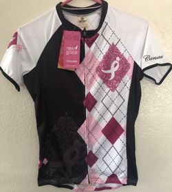 Canari Women’s Cycling Jersey Susan G. Komen Size Small Full Zip
