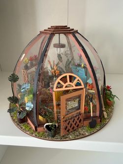 Completed garden miniature