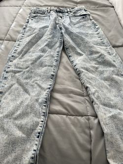 Girls Acid Wash Jeans Size 14