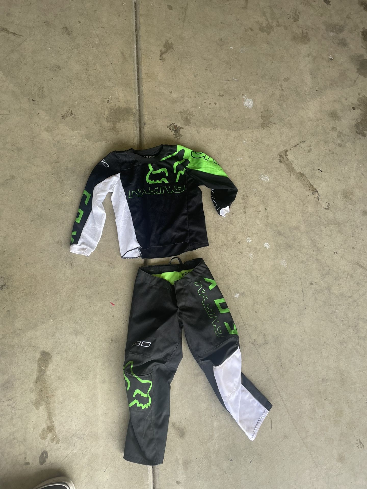 Youth Riding Pants And Jersey Size Kids Small