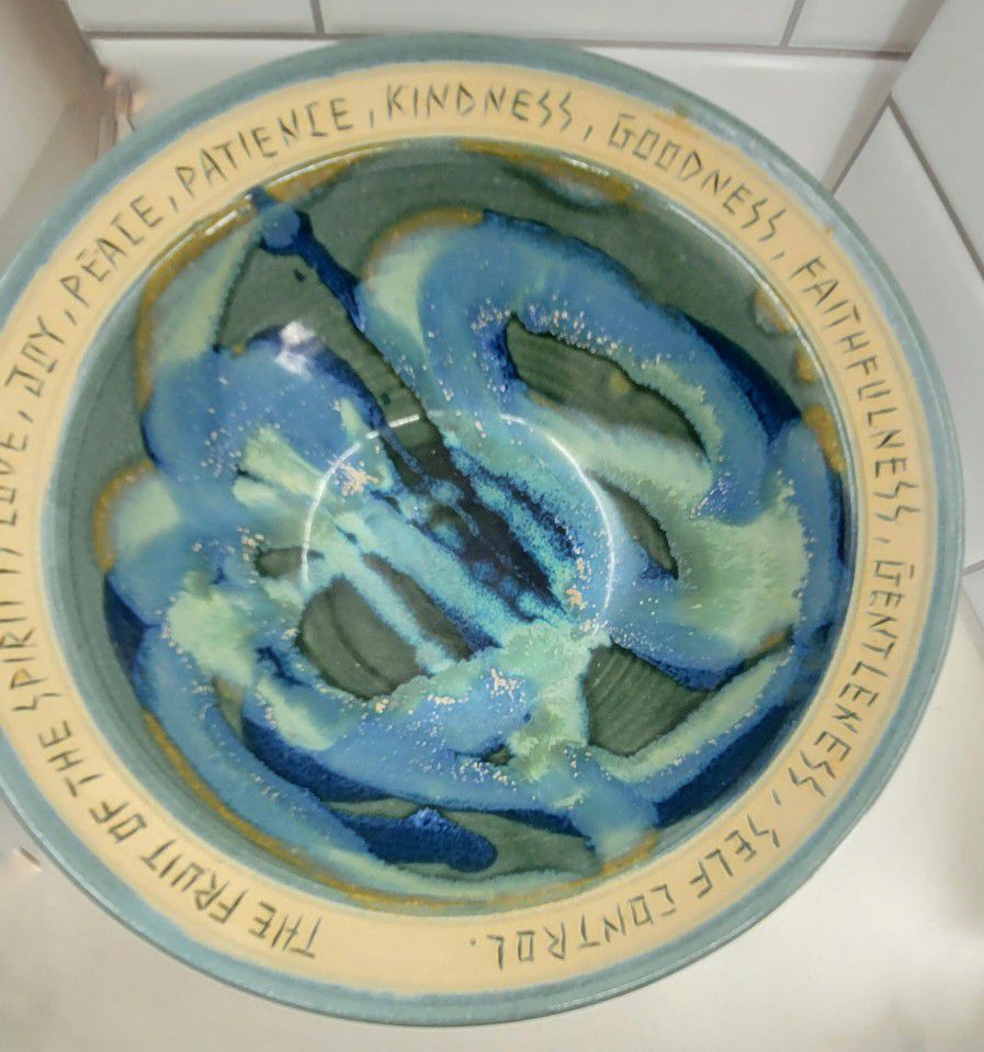 Blessing Bowl Hand Made With Glaze- Wedding/ Anniversary Gift 