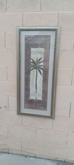 Framed Palm Tree Wall Art Print