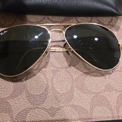 Ray Ban Aviator Large Gold 62014