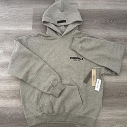 Fear of God Essentials Dark Oatmeal Hoodie XL – New With Tags