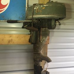 Antique Elgin boat motor