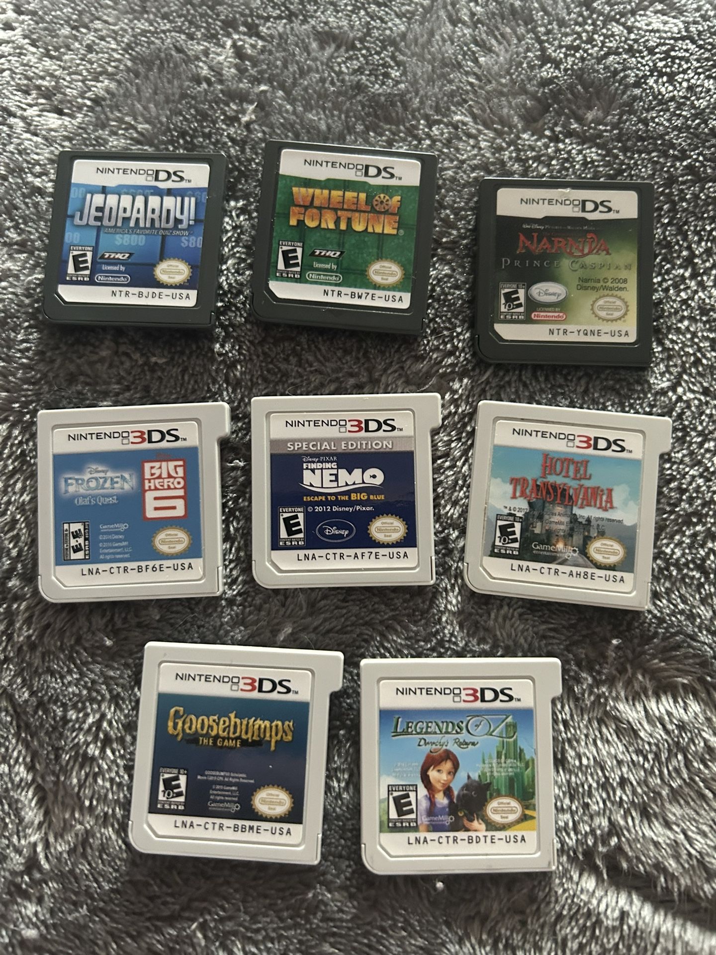 DS & 3DS Games Lot