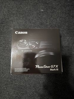 Canon power shot G7X mark III