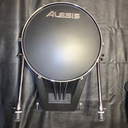 Alesis Strike Pro 14” Kick Pad with Mesh Head and Stand