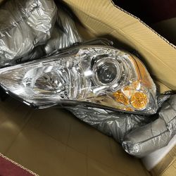 2010 Subaru, passenger headlight