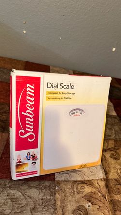 Sunbeam Dial Bathroom Scale 300 lb