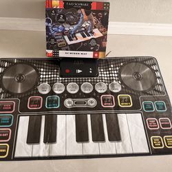 FAO Schwarz DJ Mixer Music Mat Kids Piano Dance Play Ma