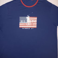 Mens 3XLT POLO RALPH LAUREN BIG FLAG EMBLEM SHIRT