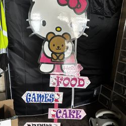 Used 5ft Hello Kitty Decoration Stand