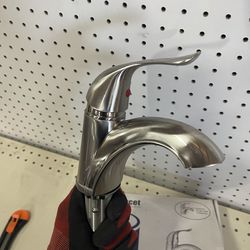 Dura faucet DF – NML202 – SN single hole lav faucet