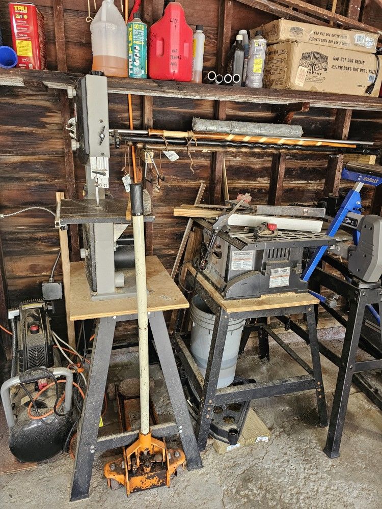Upright saws, band saws 