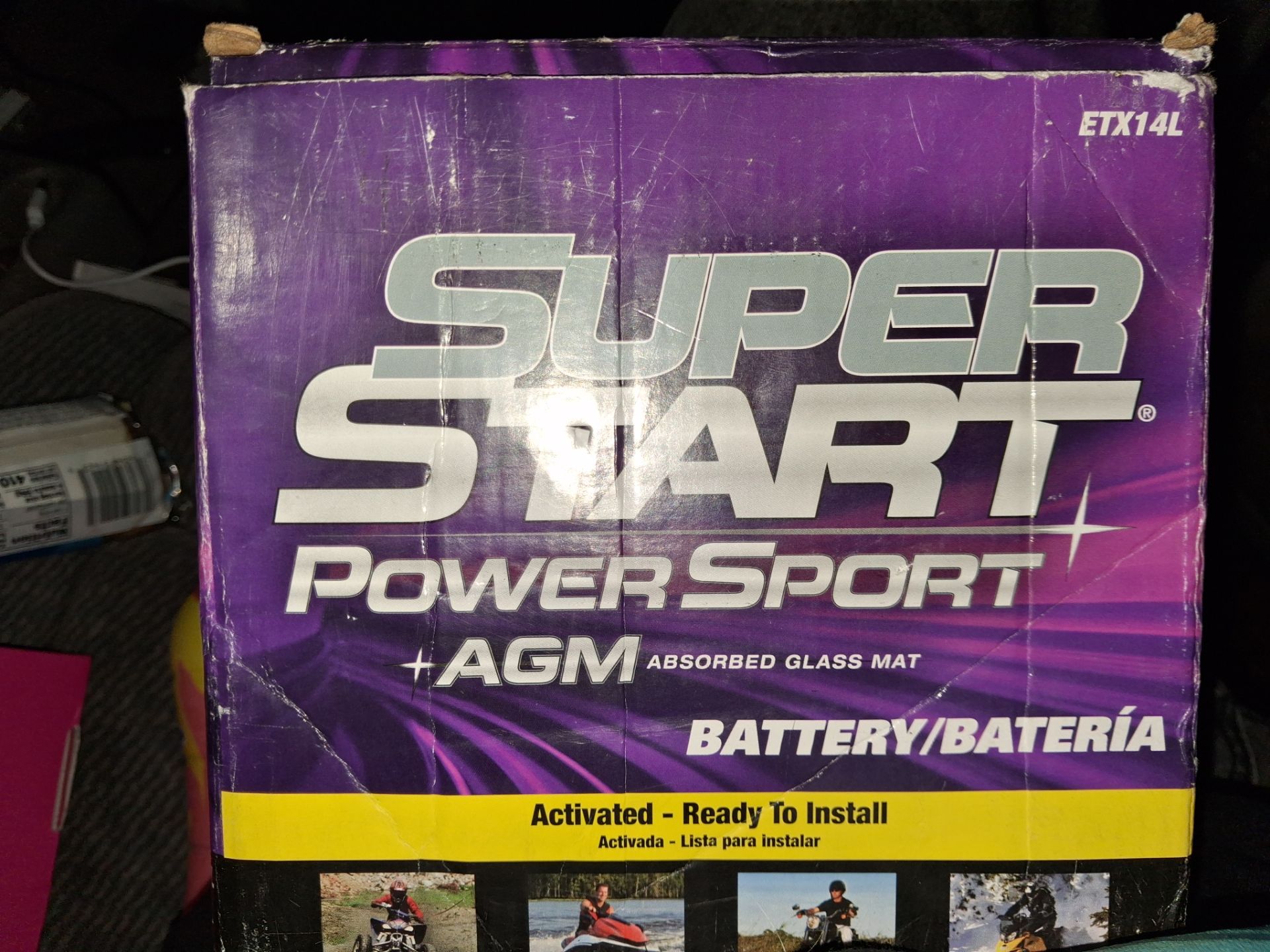 Super Start power sport battery motorcycle