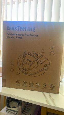 Coasteering robotic vacuum cleaner
