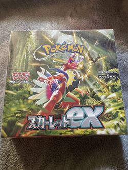 Sealed Pokemon Scarlet ex Booster Box-30 packs