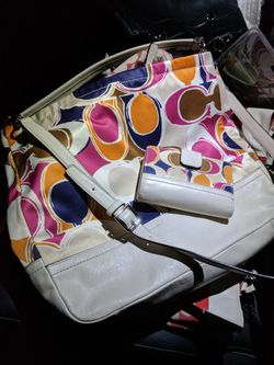 Coach purse and wallet