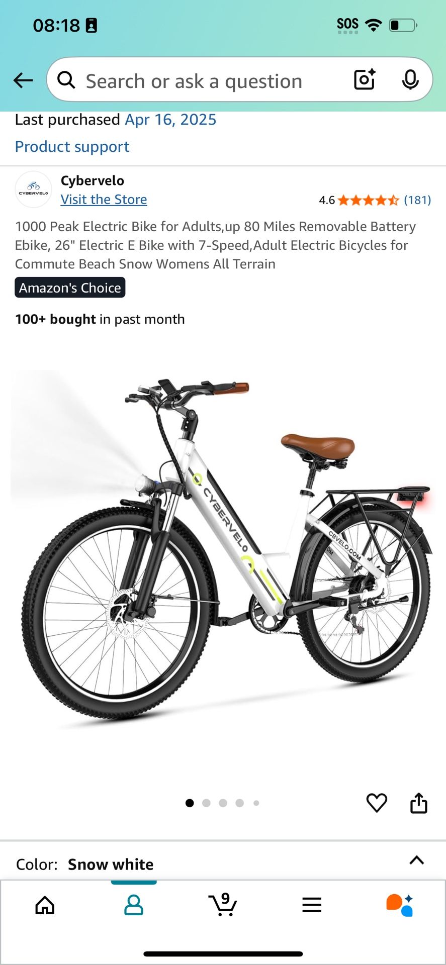 Brand New Ebike In The Box With Basket