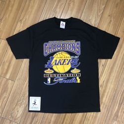 2004 Vintage Lakers Western Conference Champions T Shirt