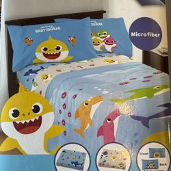 Baby Shark Full Bedding 