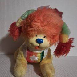 Vintage 1983 Rubber Face Rainbow Brite Puppy Plush With Booty Tag