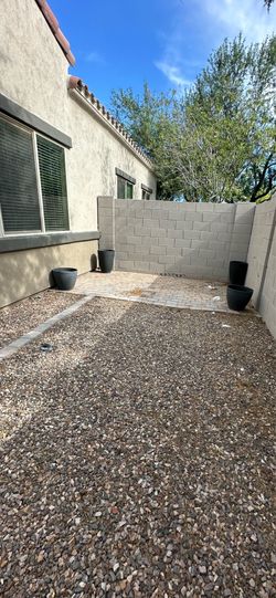 Four large planter pots