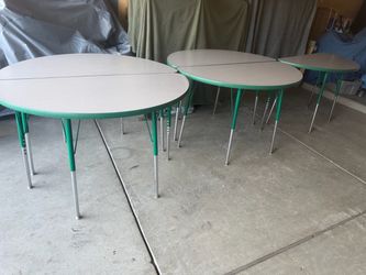 Activity Tables with Adjustable Legs