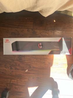 Redragon Adiemus RGB Stereo Soundbar – $15