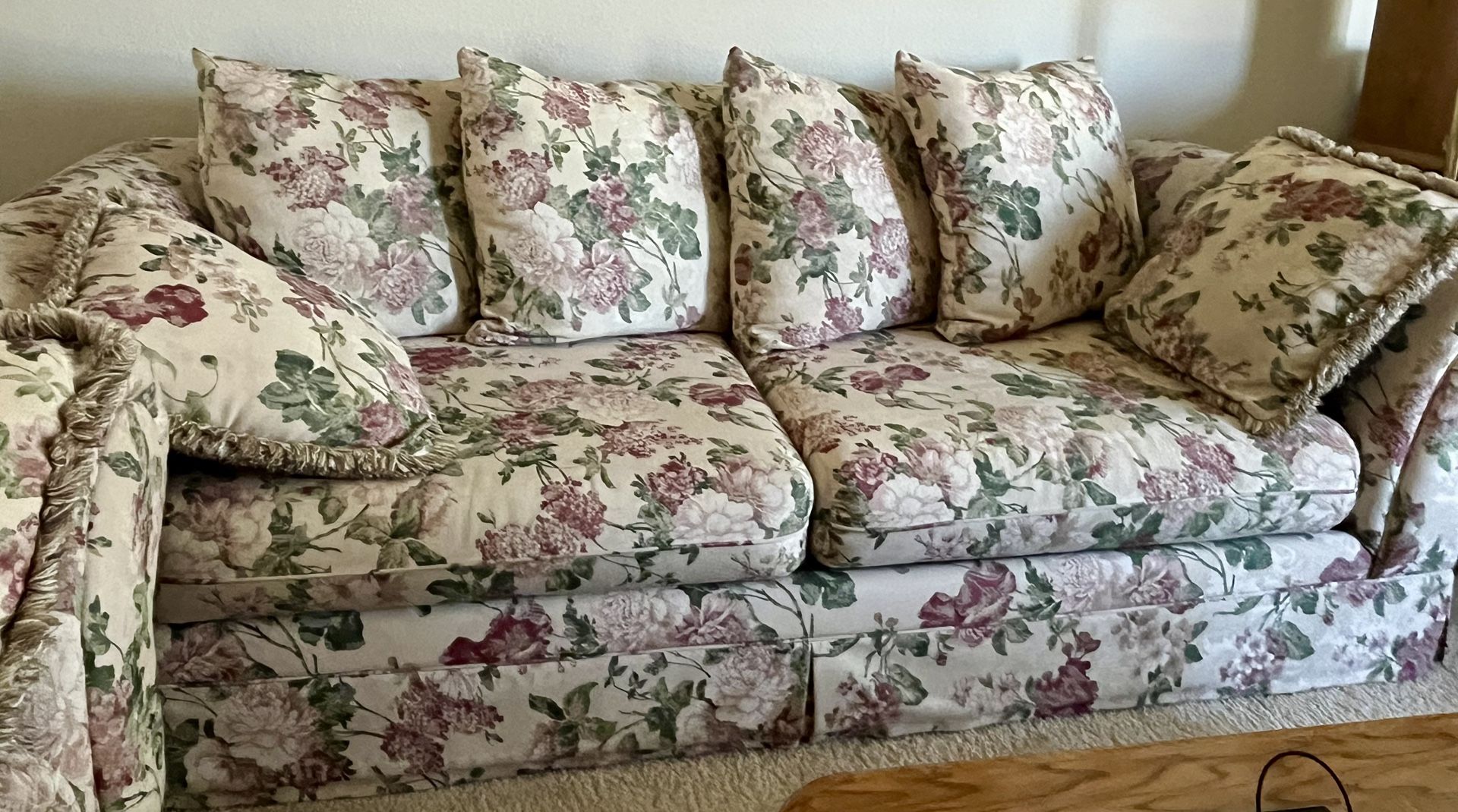 Floral couches