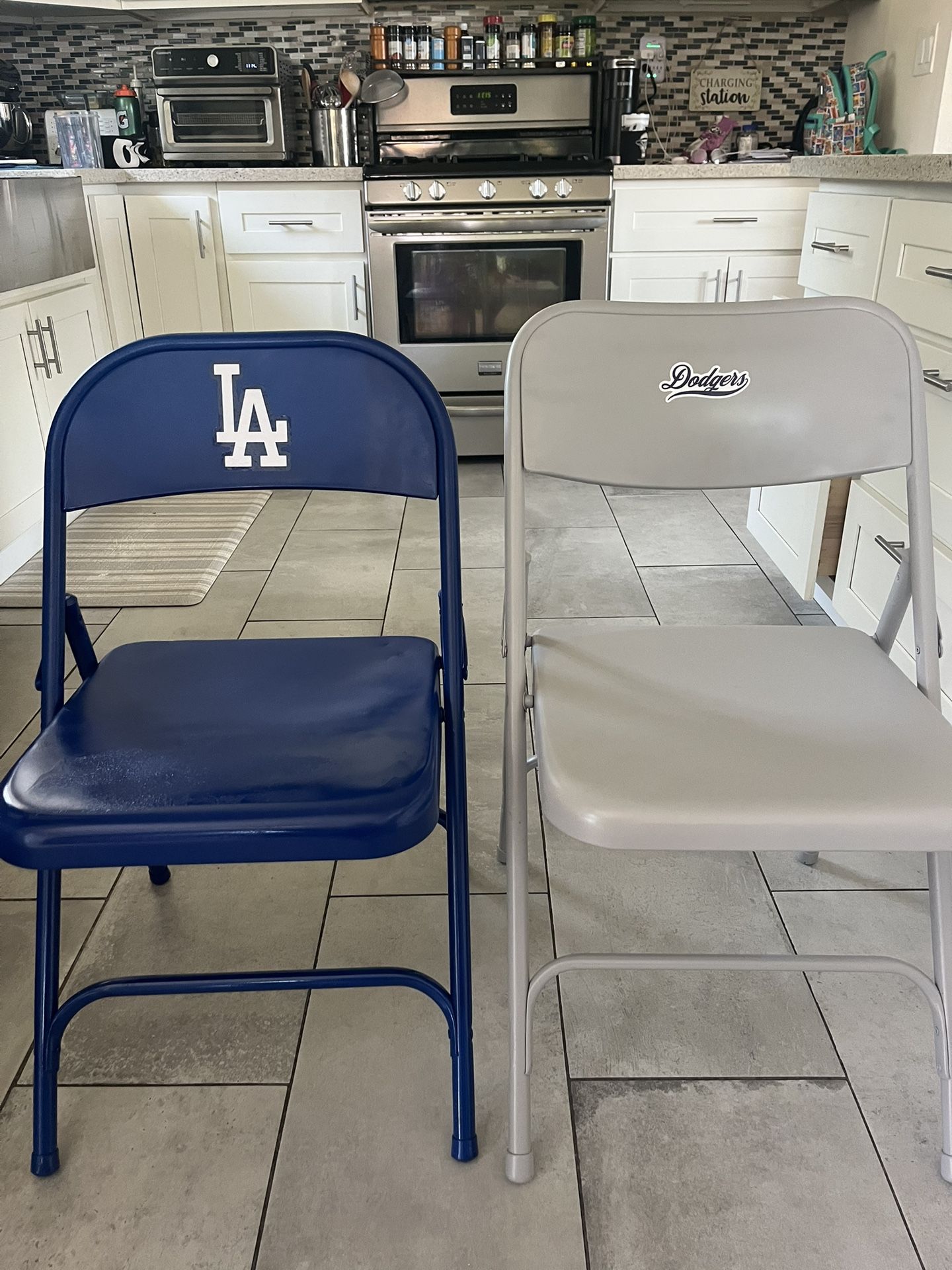 Los Angeles Dodgers Metal Folding Chairs