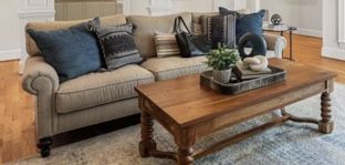 Neutral Upholstered Sofa – Classic & Versatile