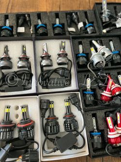 9004 LED Headlight Bulbs,9004/HB1 Hi/Lo Beam LED Headlight Bulb 6500k 9004 LED Bulb Cool White luces